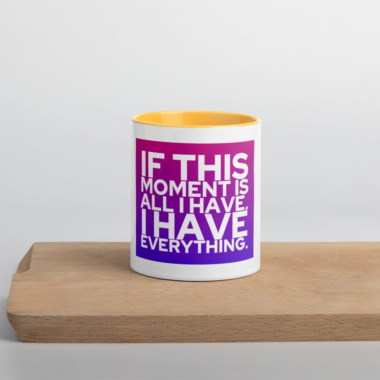 This Moment #3 Mug with Color Inside