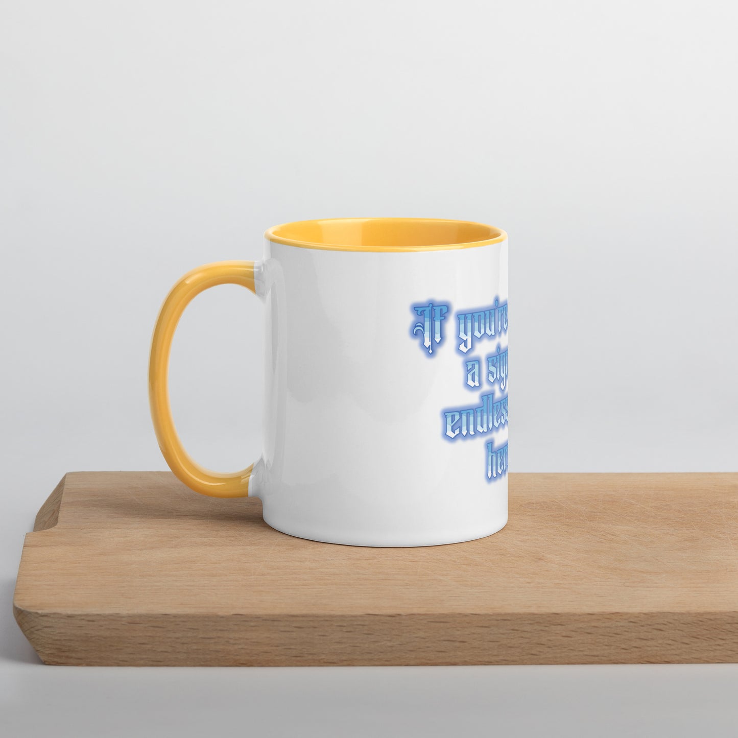 Endless Giving Mug With Color Inside