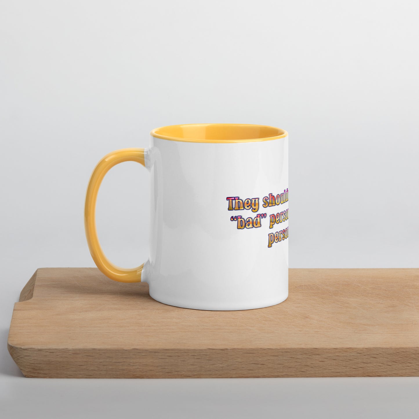 Not For You Mug With Color Inside