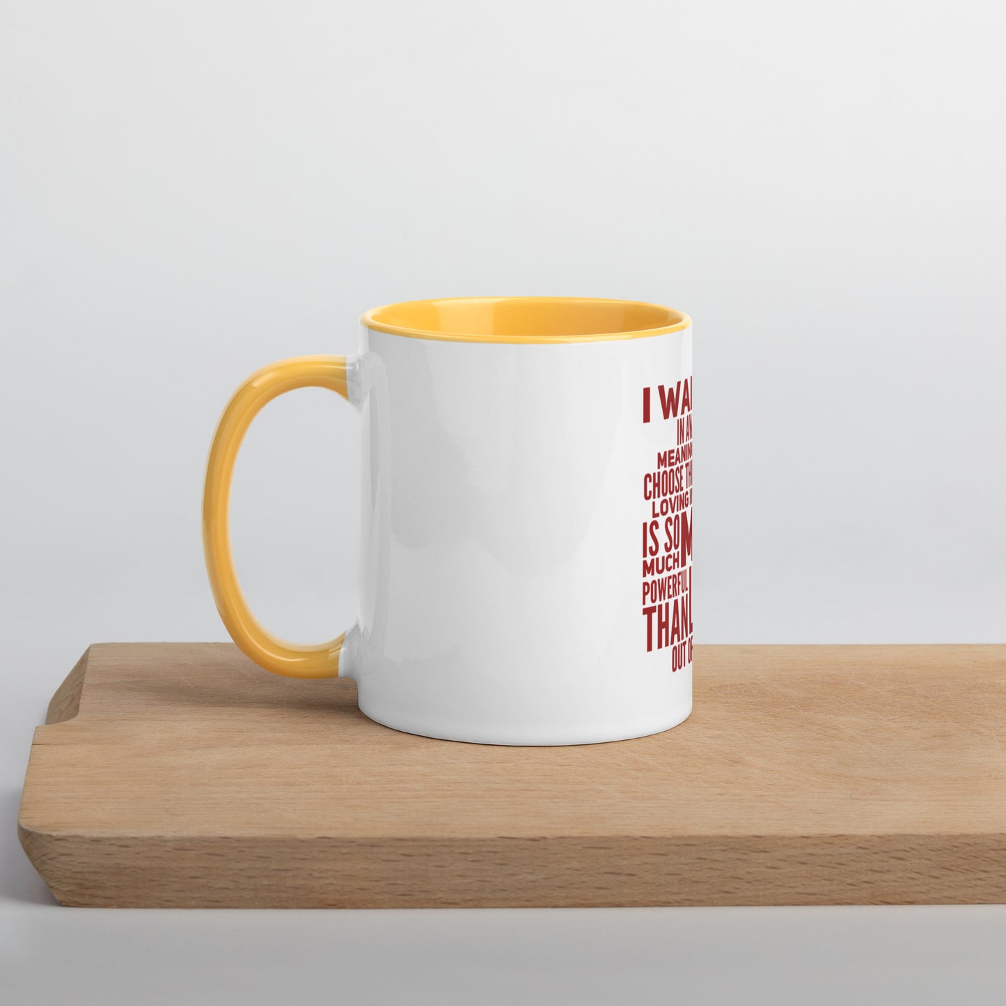 More Powerful Mug With Color Inside