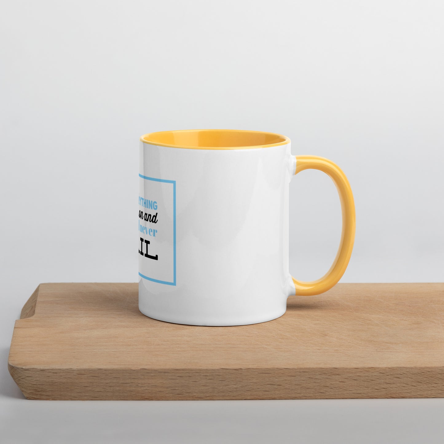 A Lesson #2 Mug With Color Inside