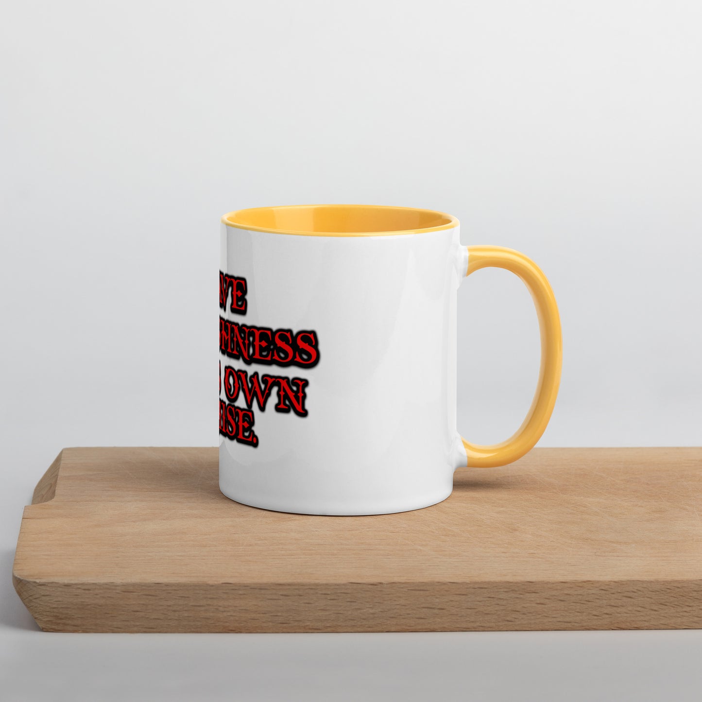 Foolishness Mug With Color Inside