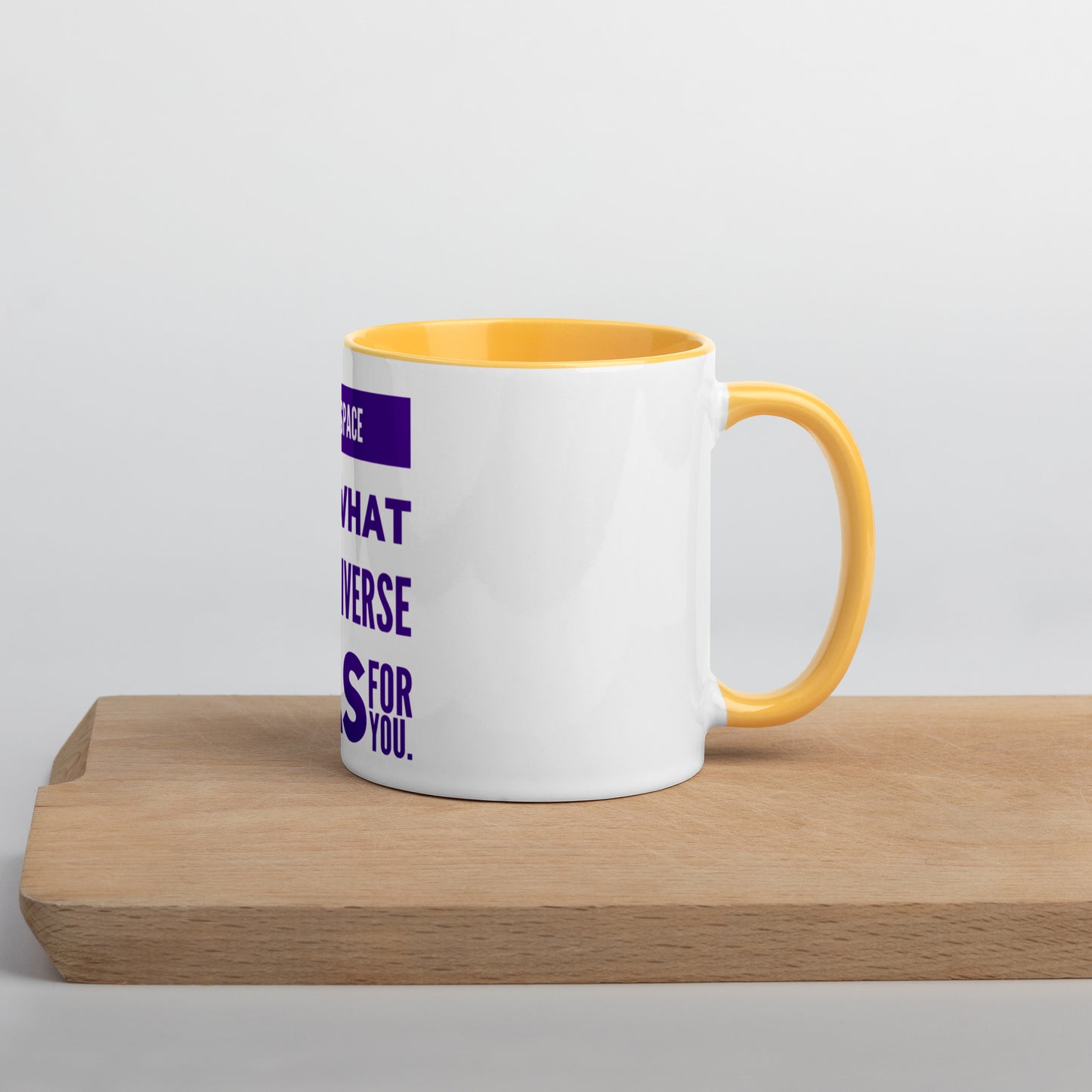 Hold Space #2 Mug With Color Inside