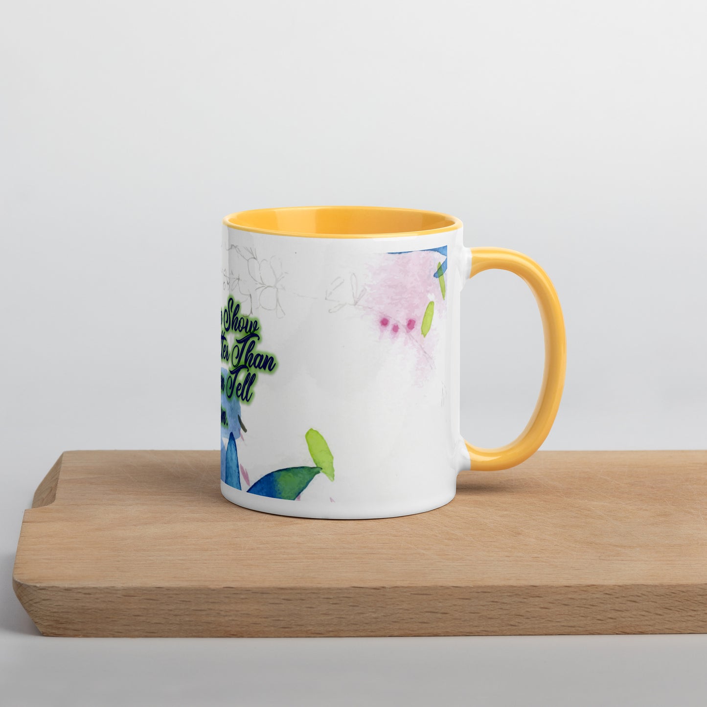 Show Them (2) Mug With Color Inside