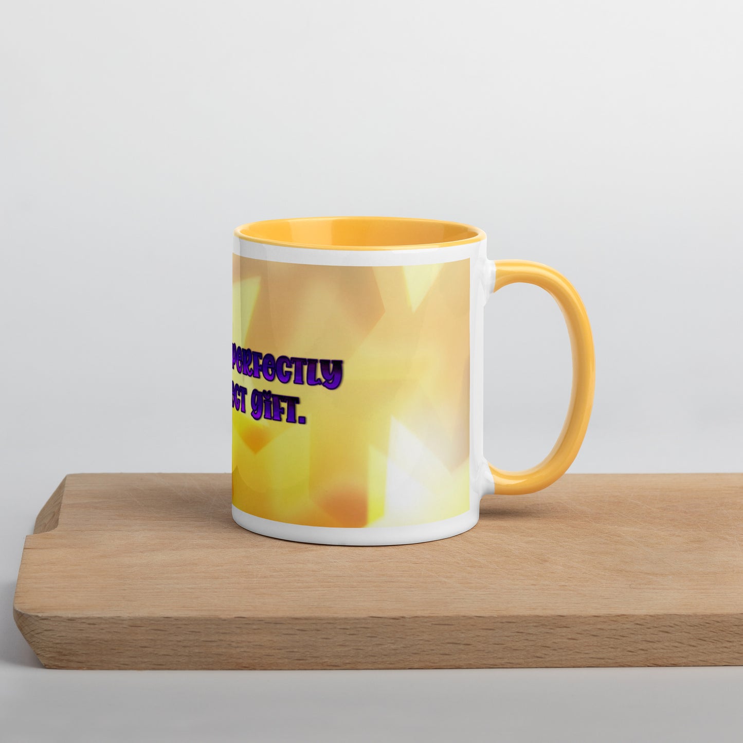 Perfectly Imperfect (2) Mug With Color Inside