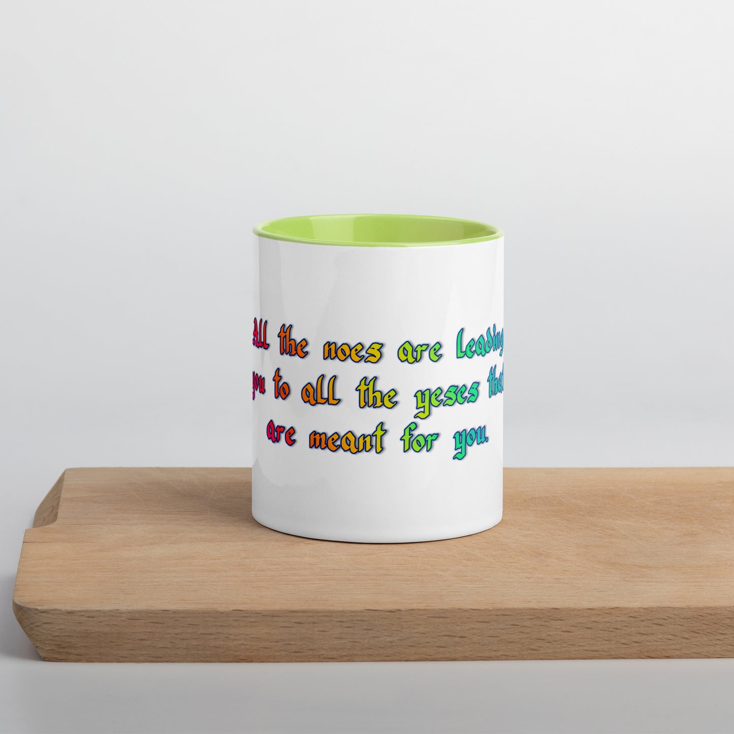 All The Noes Mug With Color Inside