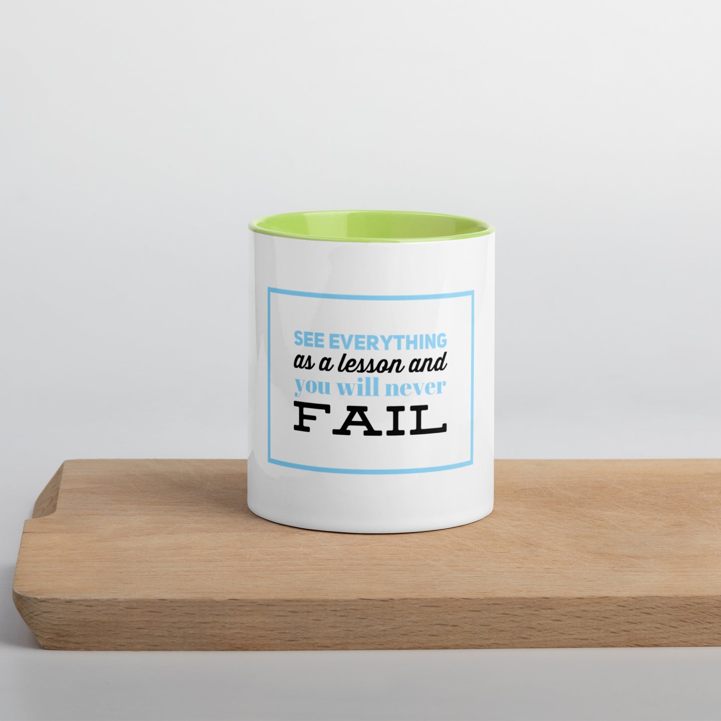 A Lesson #2 Mug With Color Inside