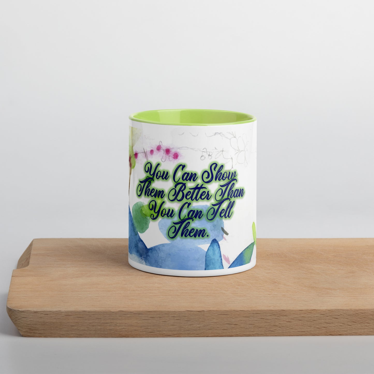 Show Them (2) Mug With Color Inside