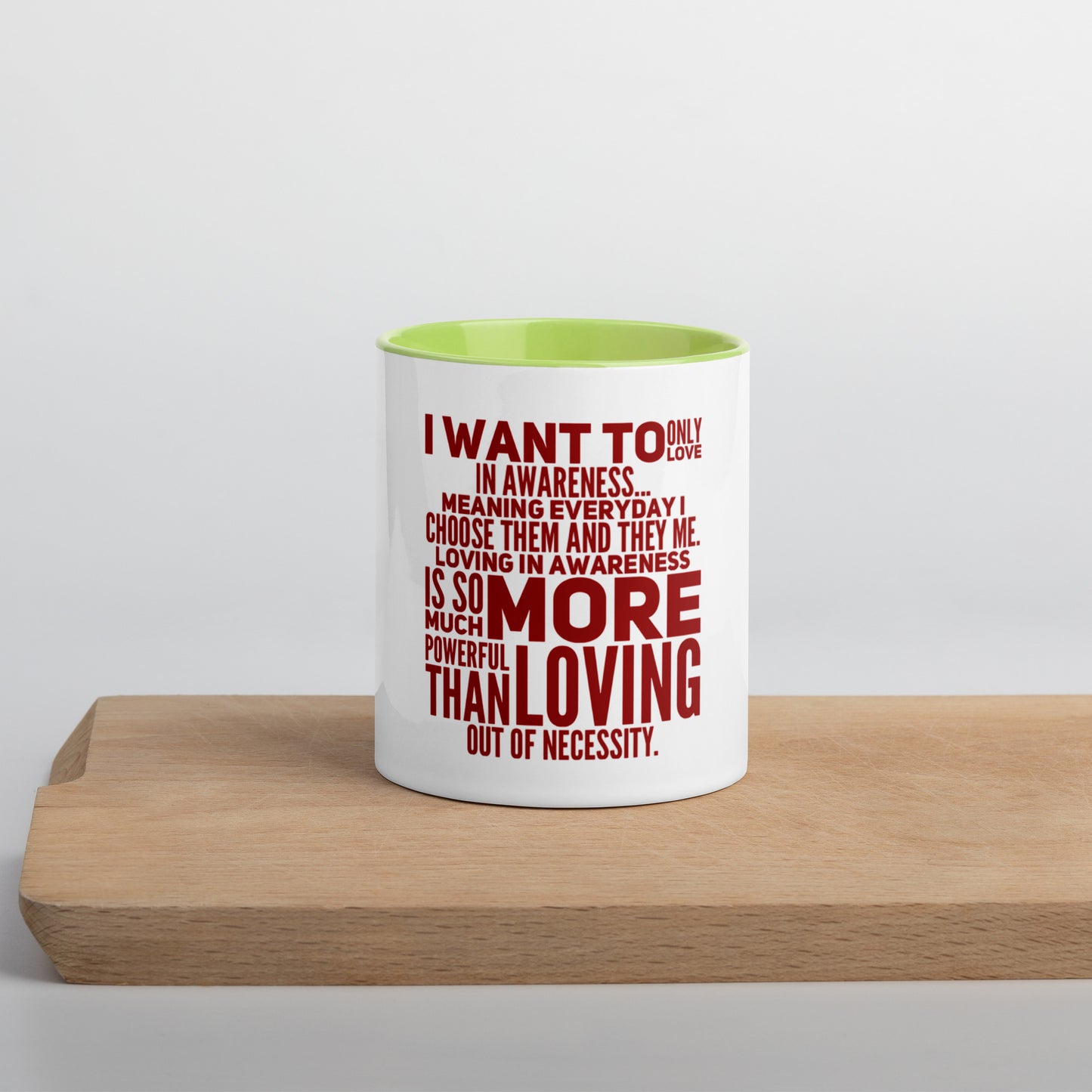 More Powerful Mug With Color Inside