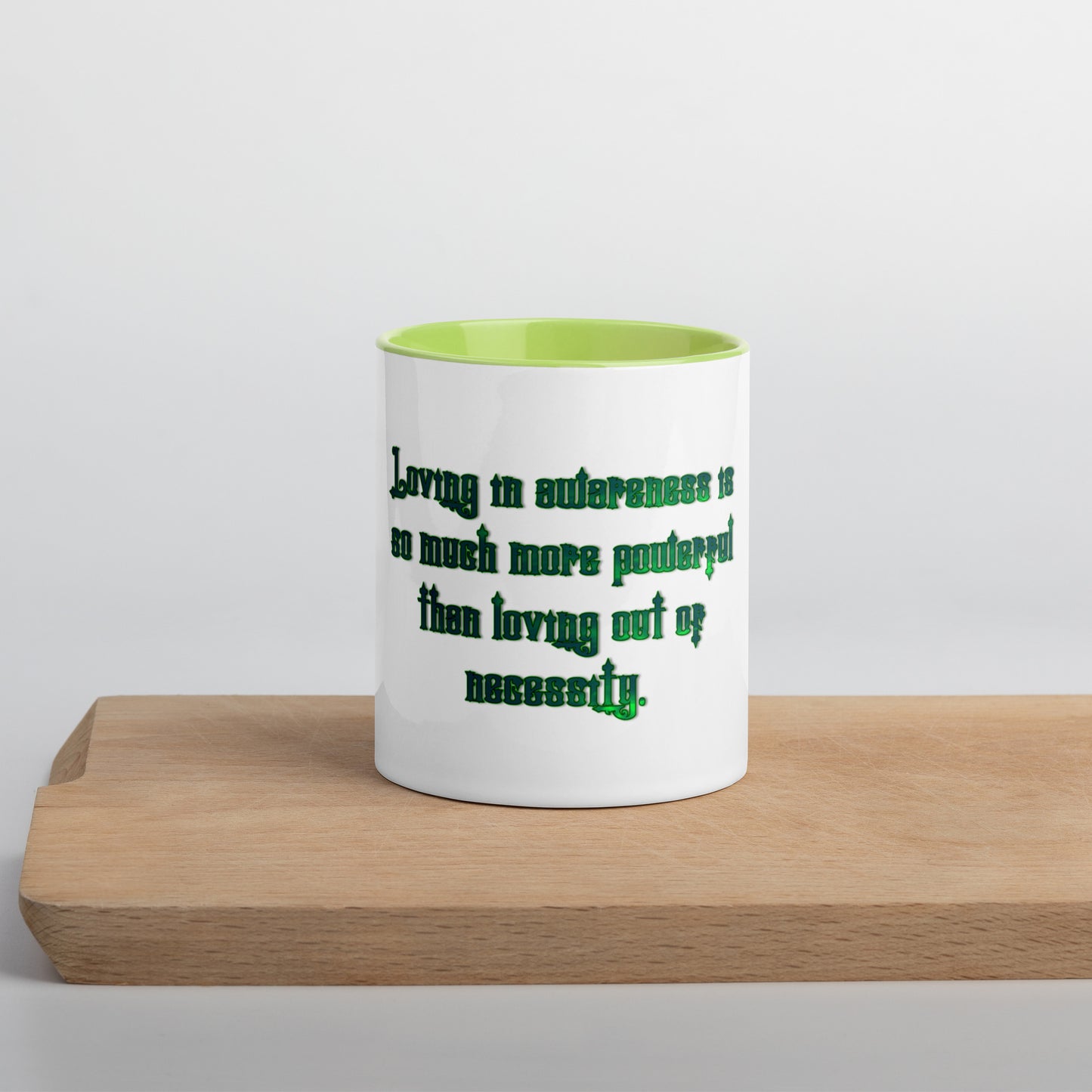 Loving In Awareness Mug With Color Inside