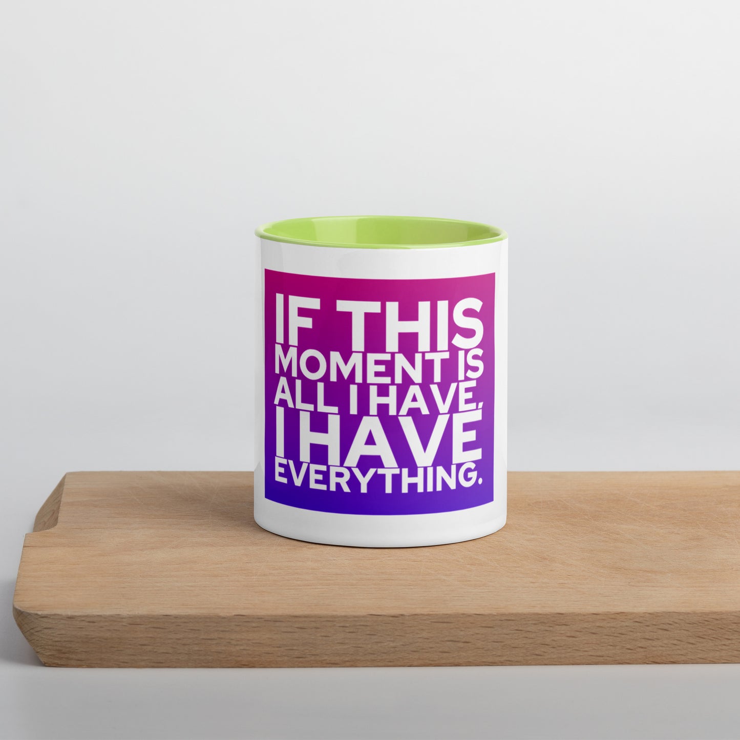 This Moment #3 Mug with Color Inside