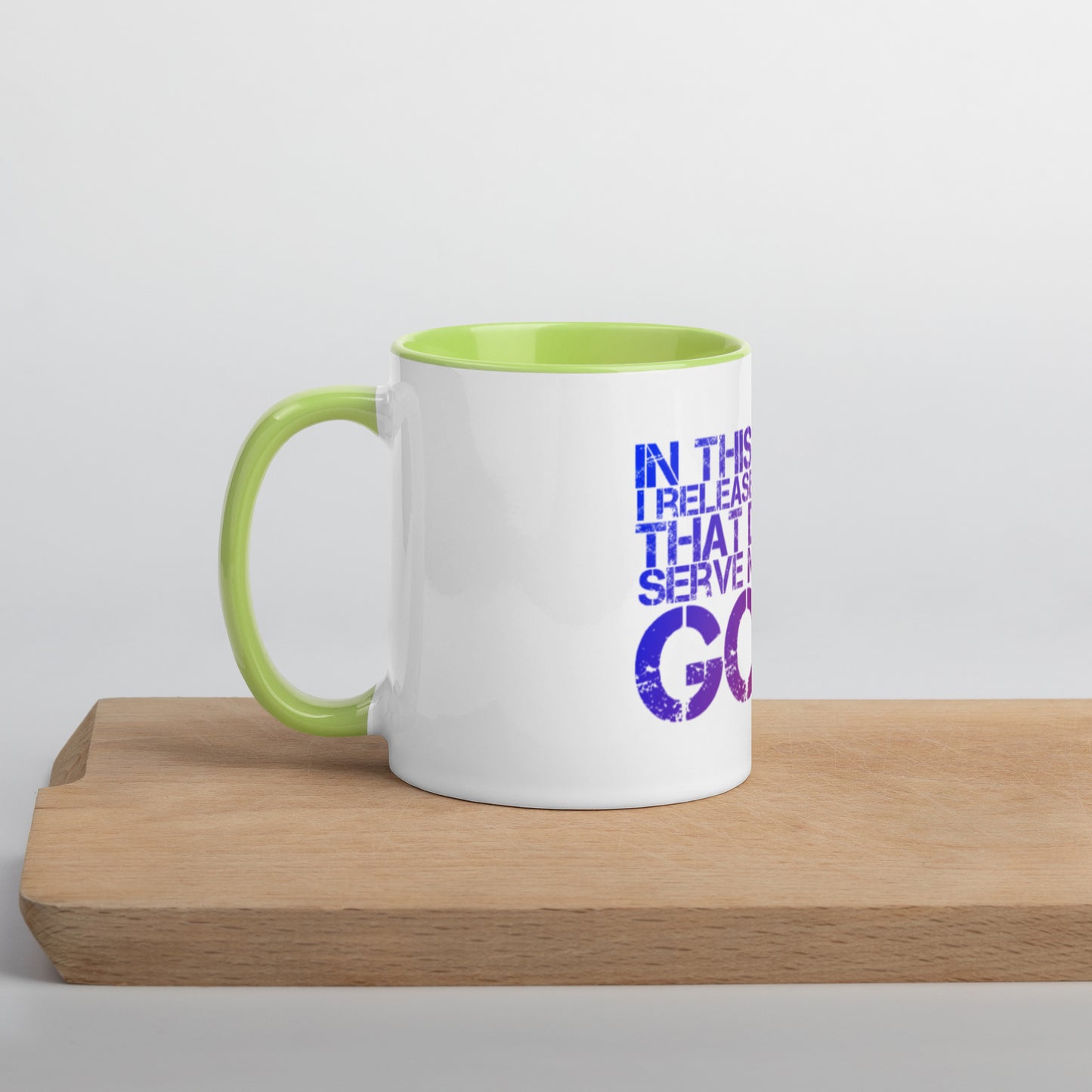 Release Everything Mug With Color Inside