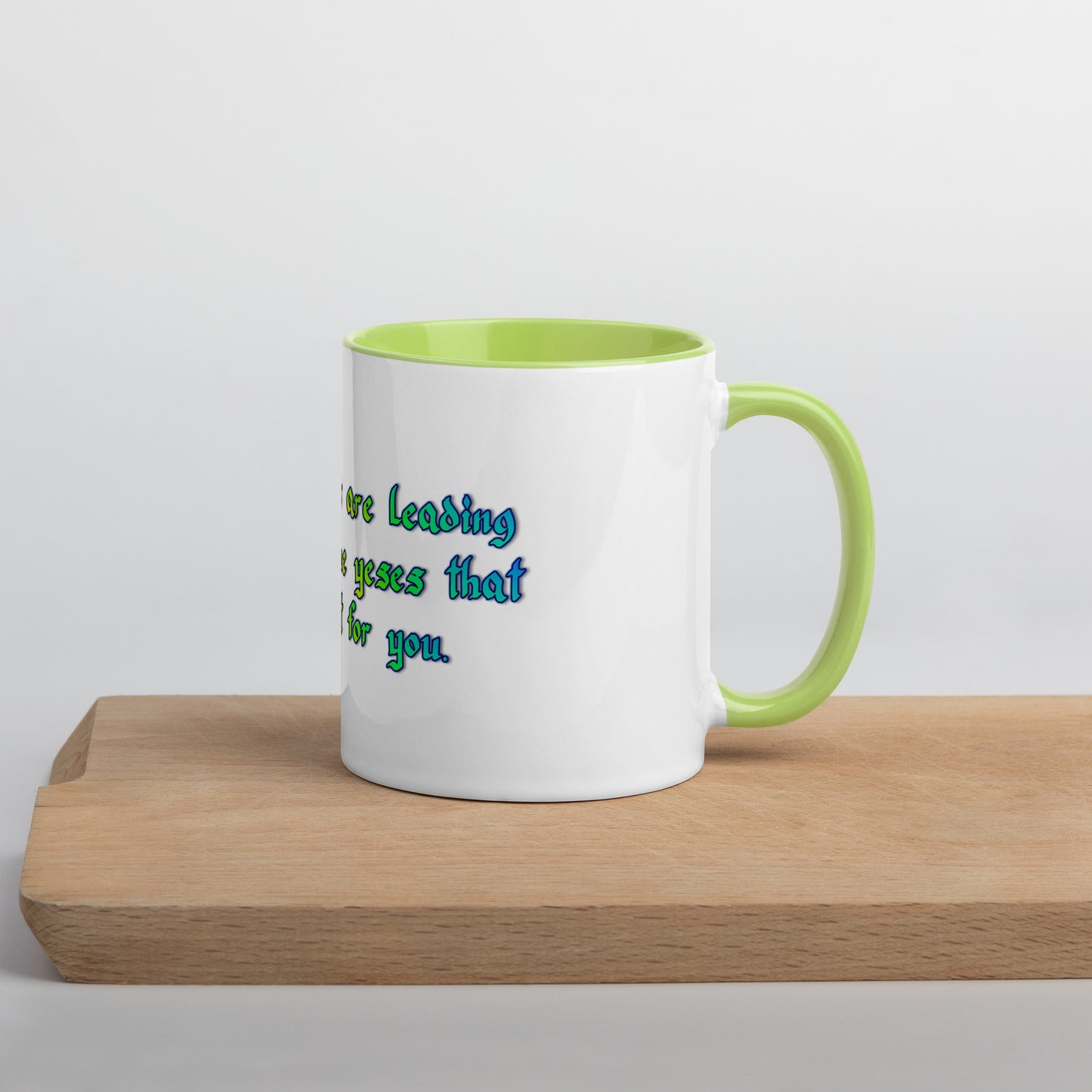 All The Noes Mug With Color Inside