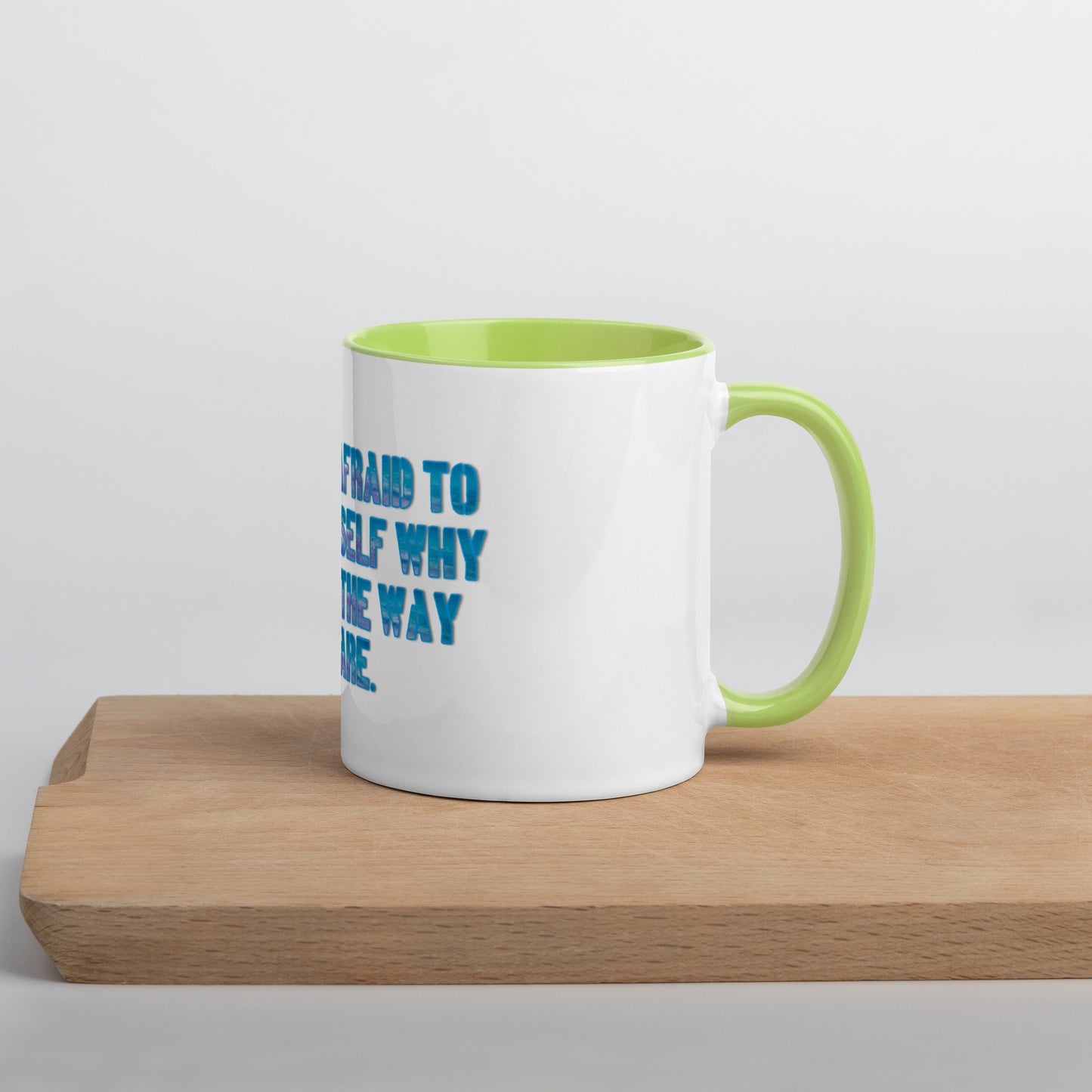 Ask Yourself #1 Mug With Color Inside
