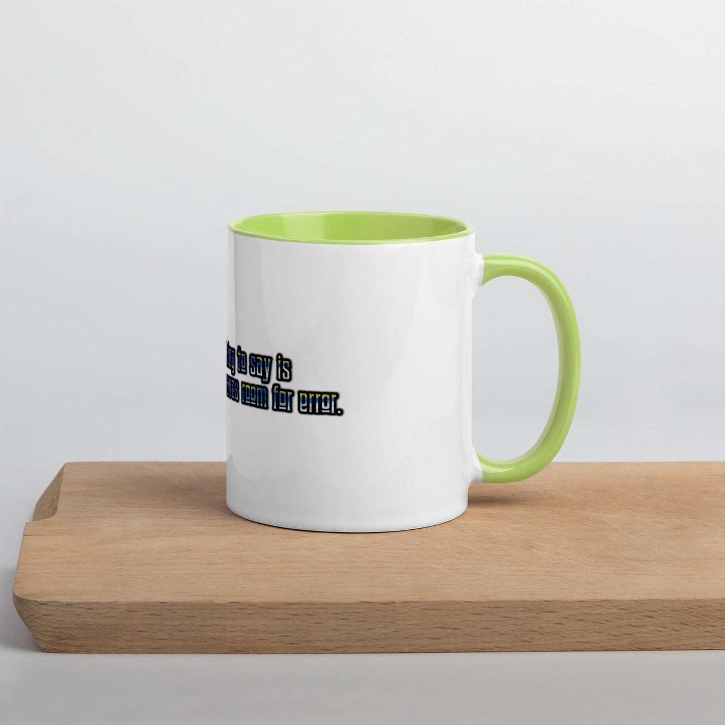 IDK #1 Mug With Color Inside