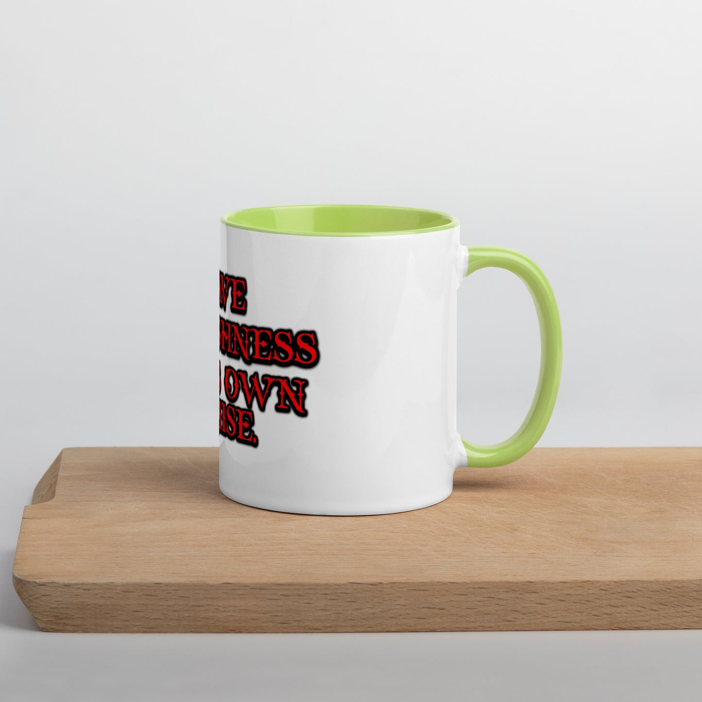 Foolishness Mug With Color Inside