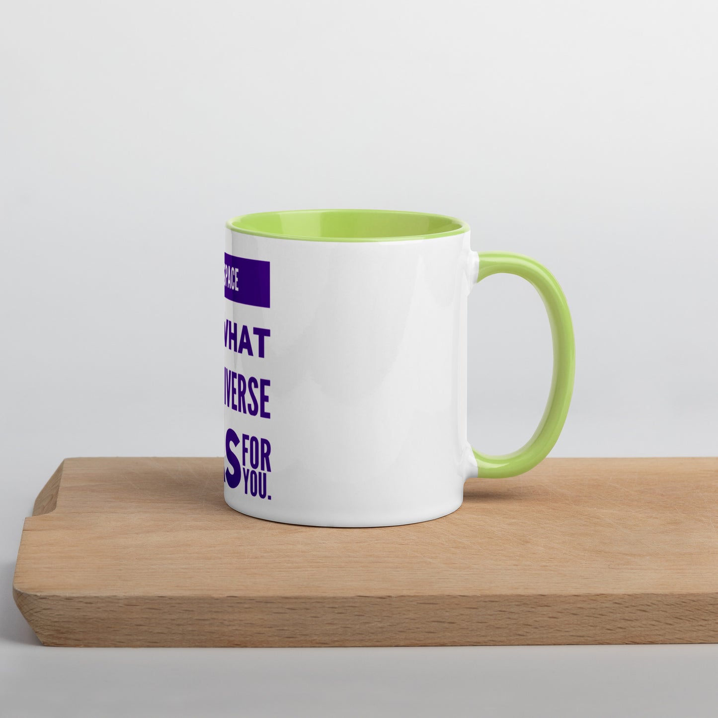 Hold Space #2 Mug With Color Inside