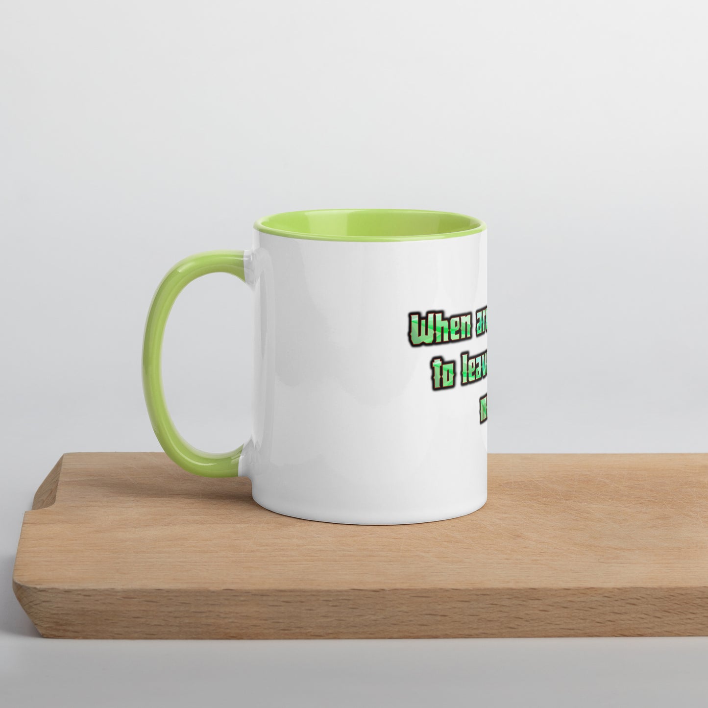 Survival Mode Mug With Color Inside