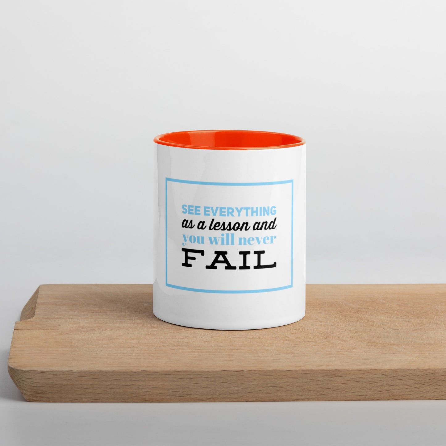 A Lesson #2 Mug With Color Inside