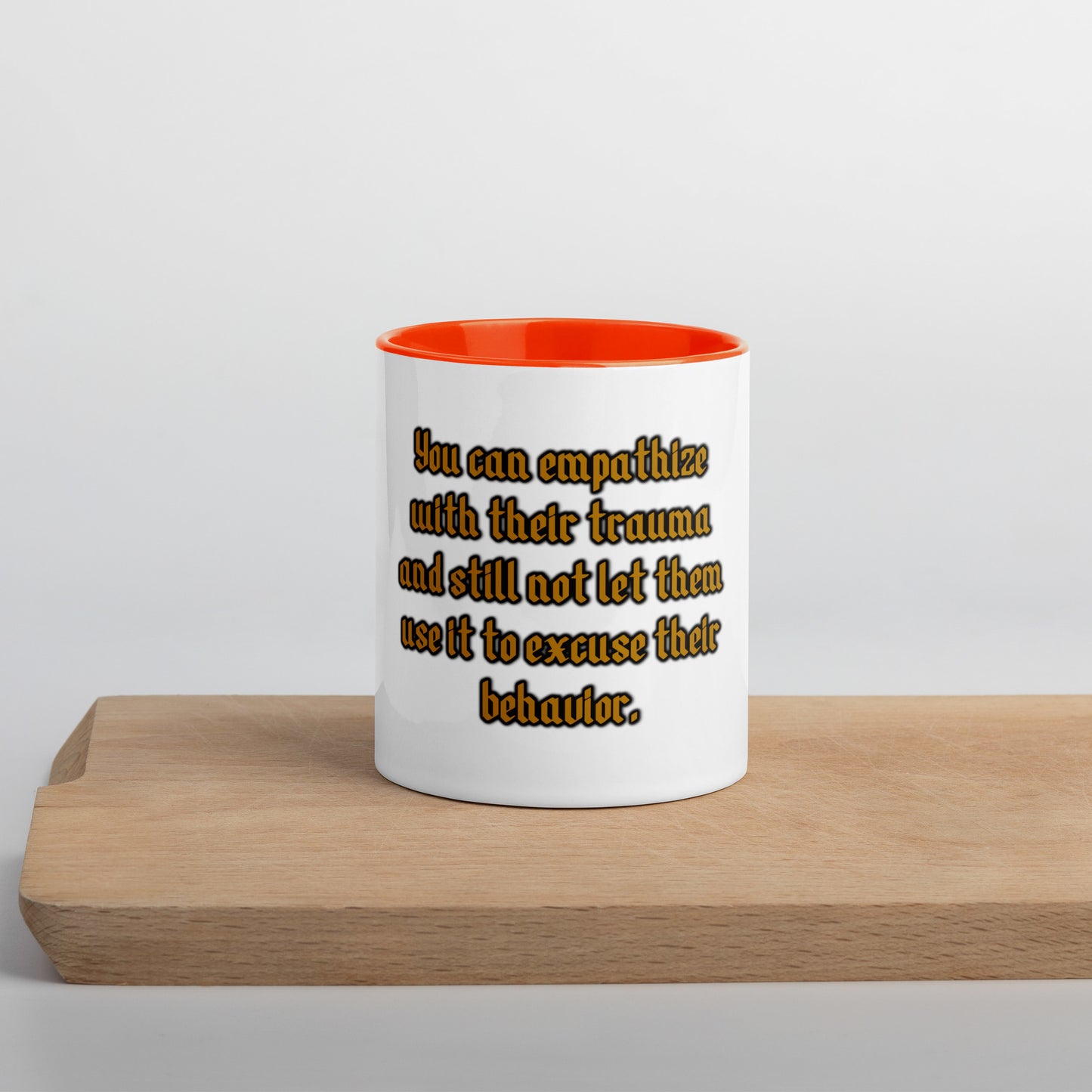 Empathy #1 Mug With Color Inside