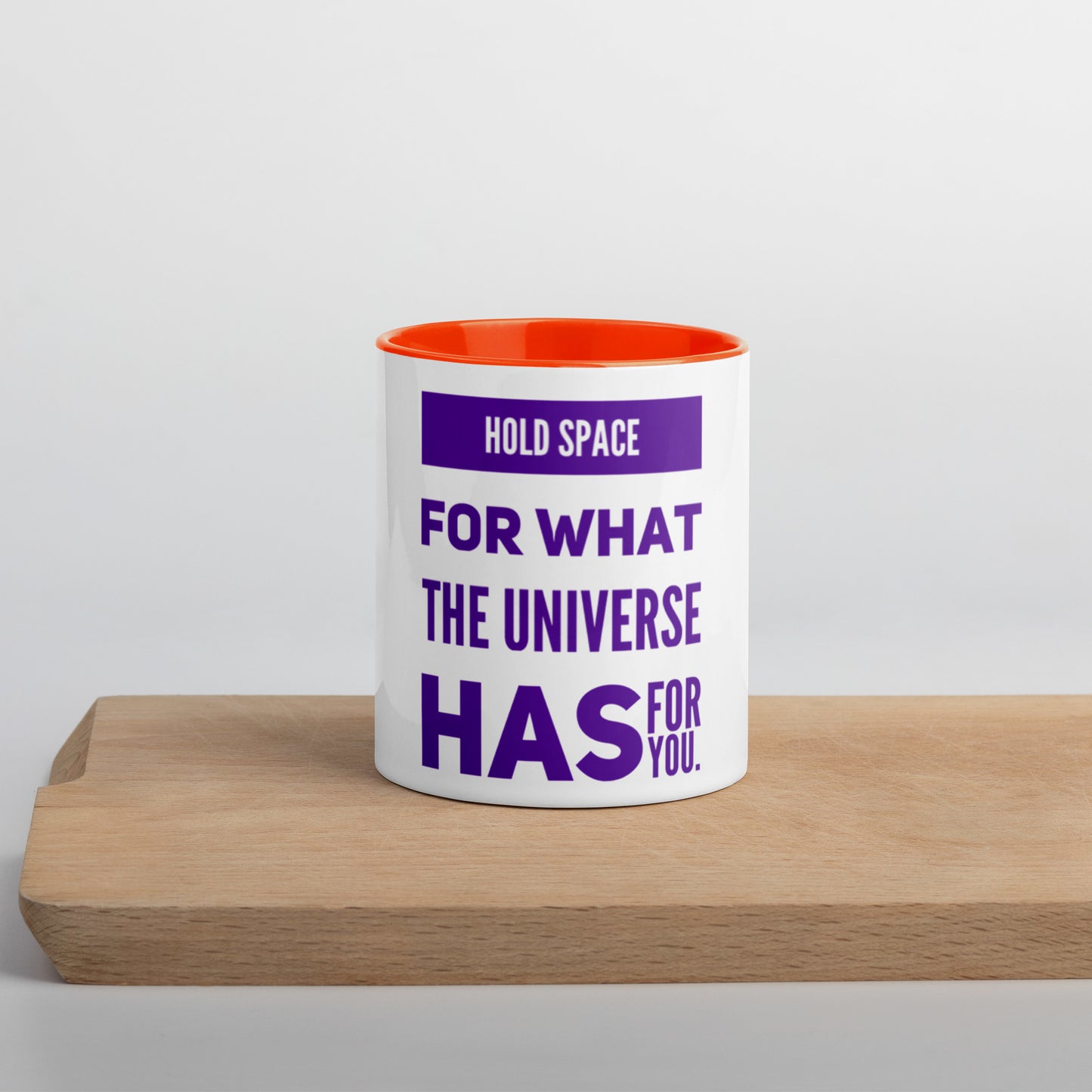 Hold Space #2 Mug With Color Inside