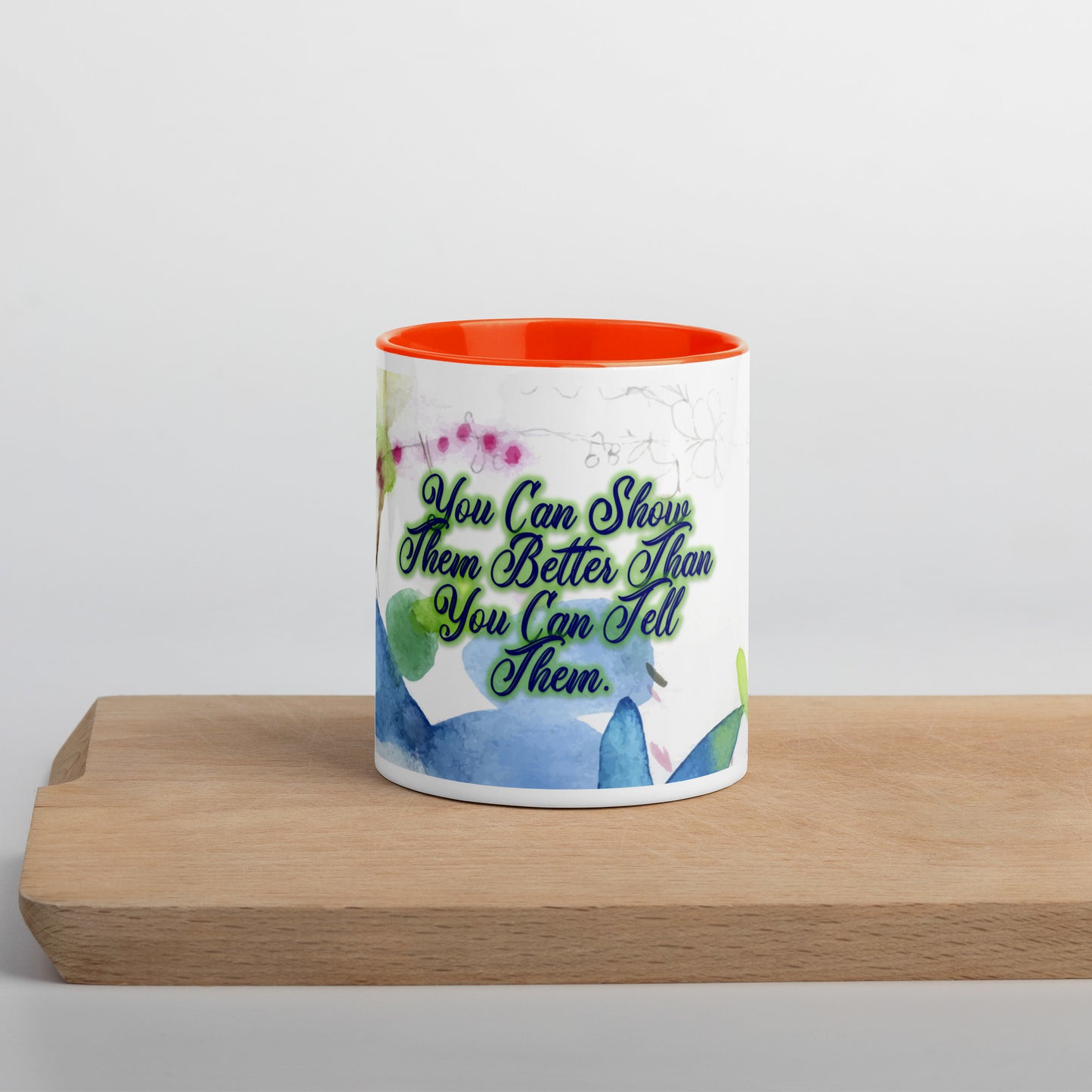 Show Them (2) Mug With Color Inside