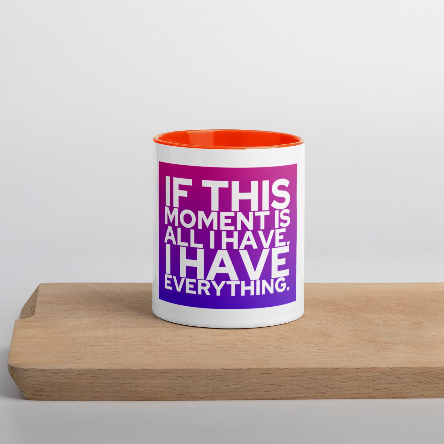 This Moment #3 Mug with Color Inside