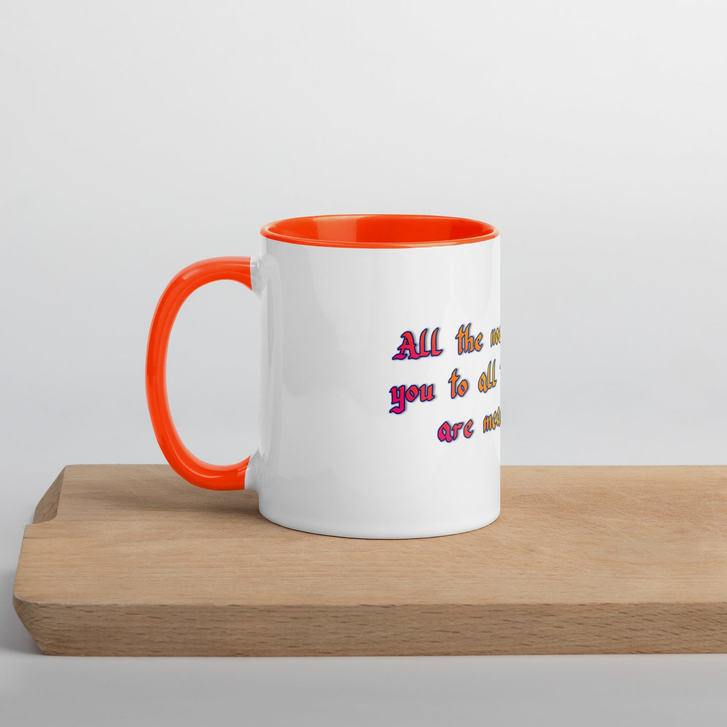 All The Noes Mug With Color Inside