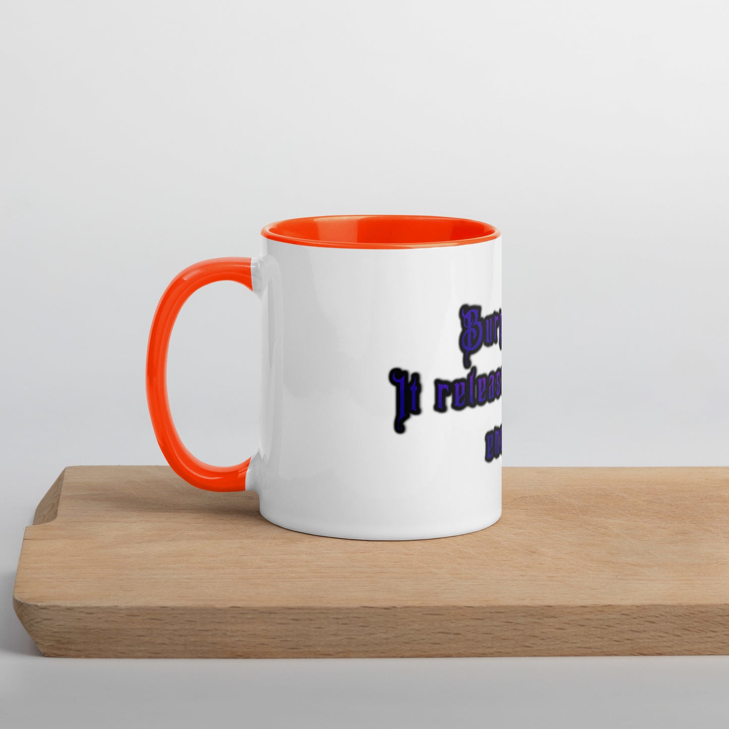 Burp More #1 Mug With Color Inside