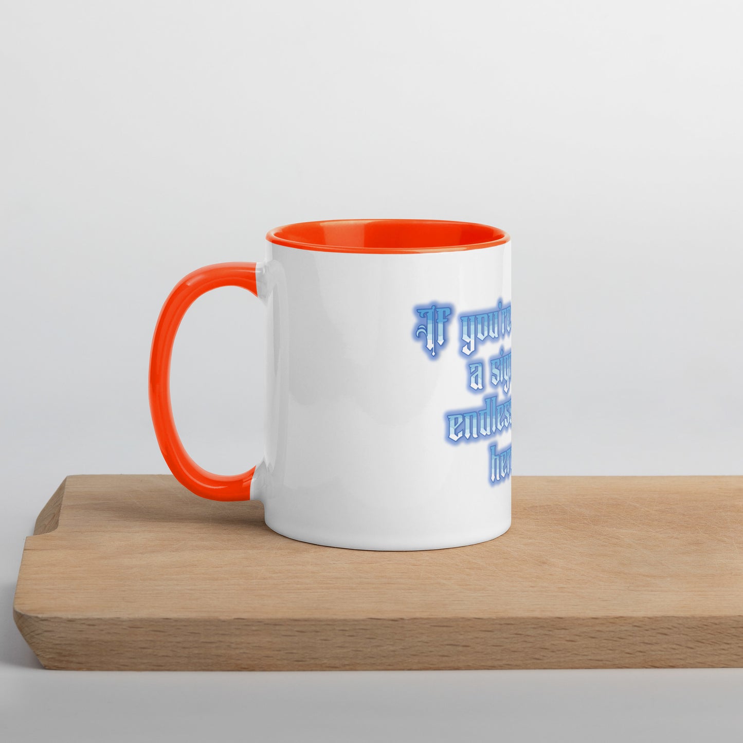 Endless Giving Mug With Color Inside