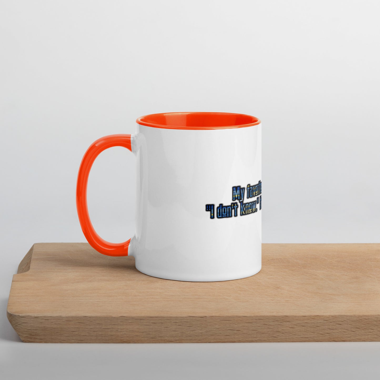 IDK #1 Mug With Color Inside