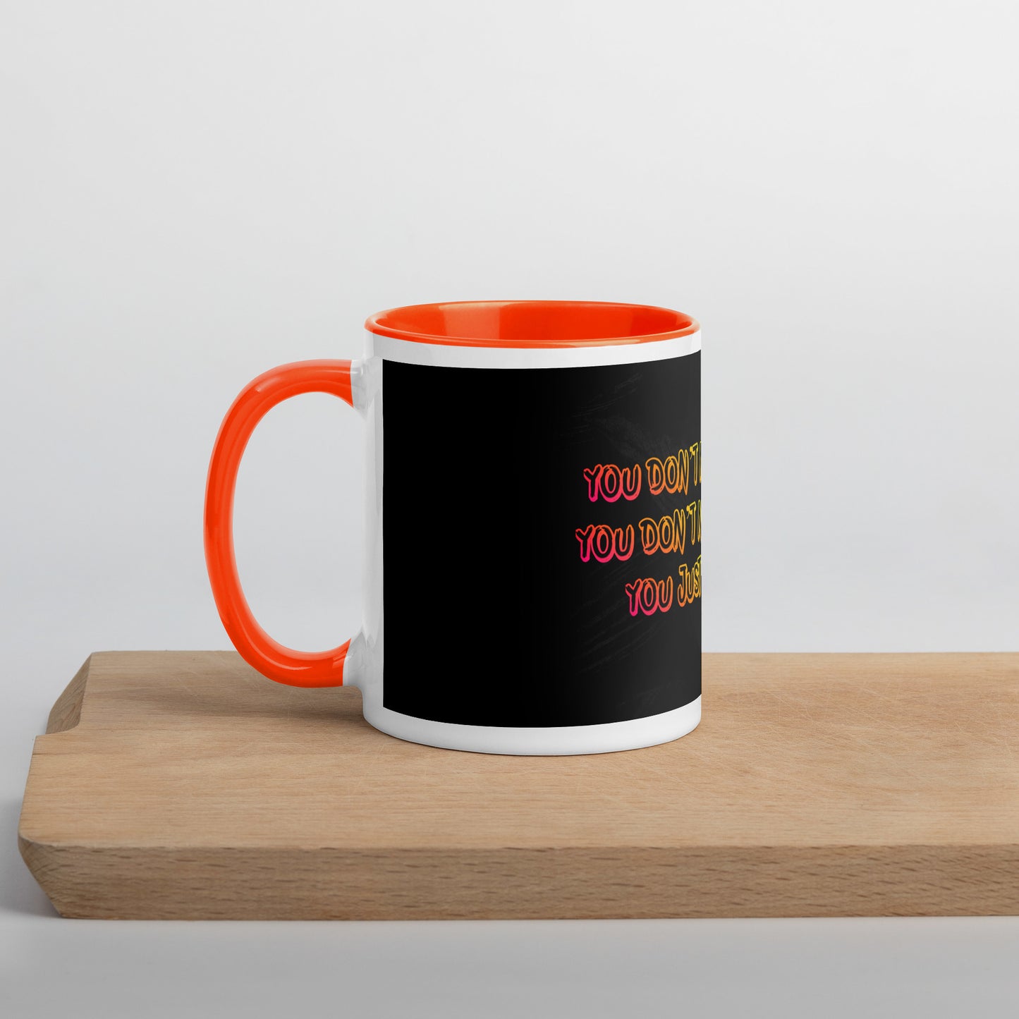 Just Be (2) Mug With Color Inside