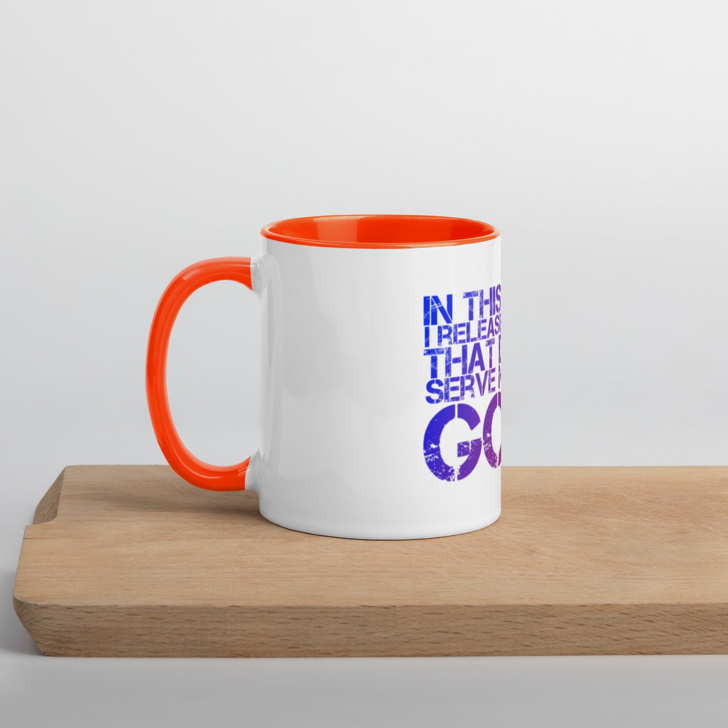 Release Everything Mug With Color Inside