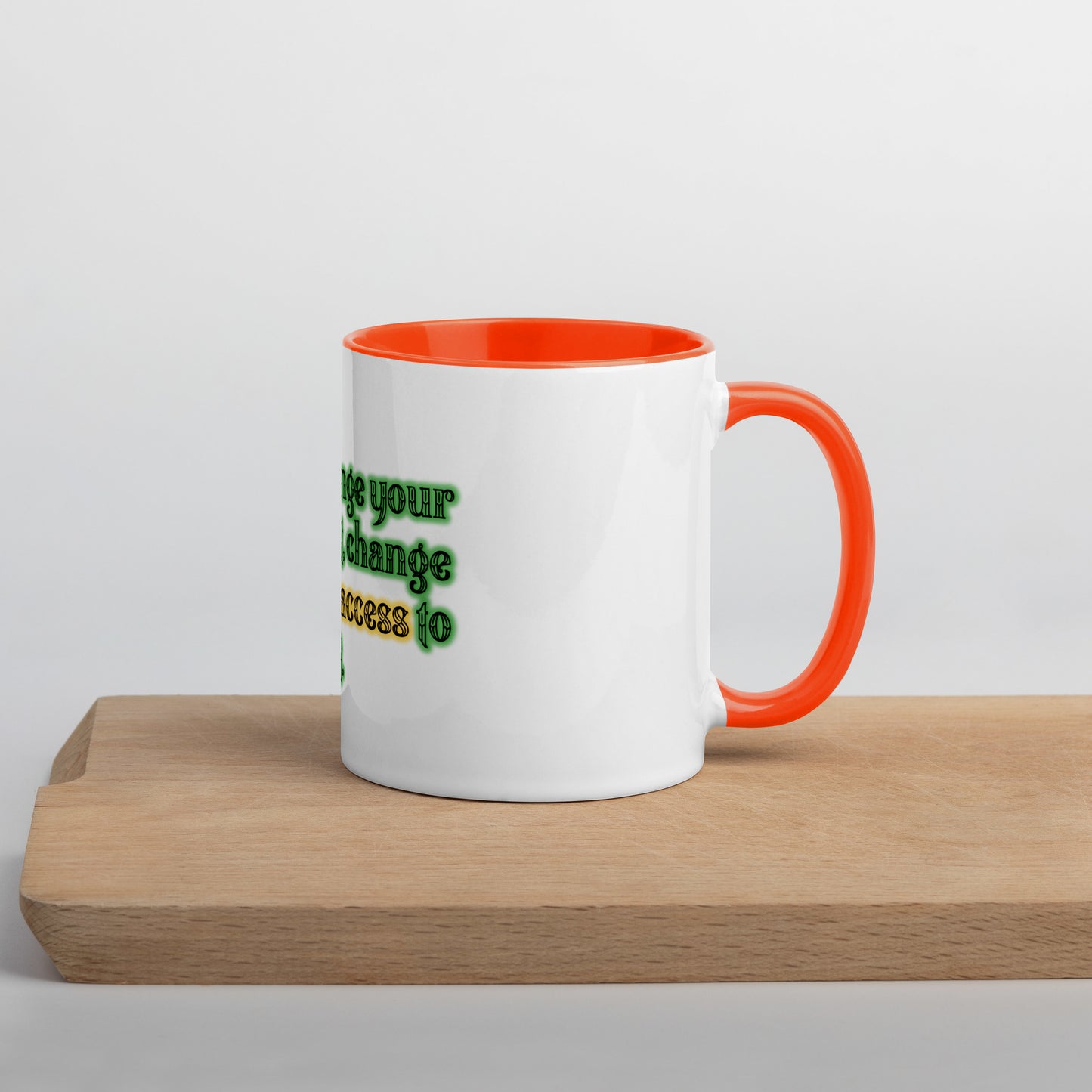 Soft Heart Mug With Color Inside