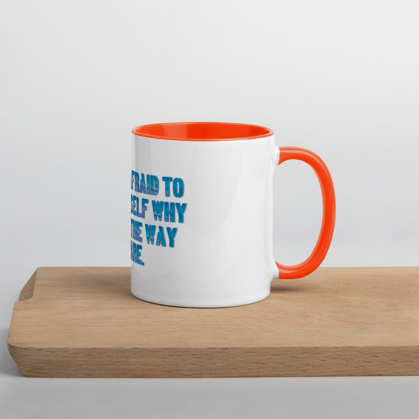 Ask Yourself #1 Mug With Color Inside