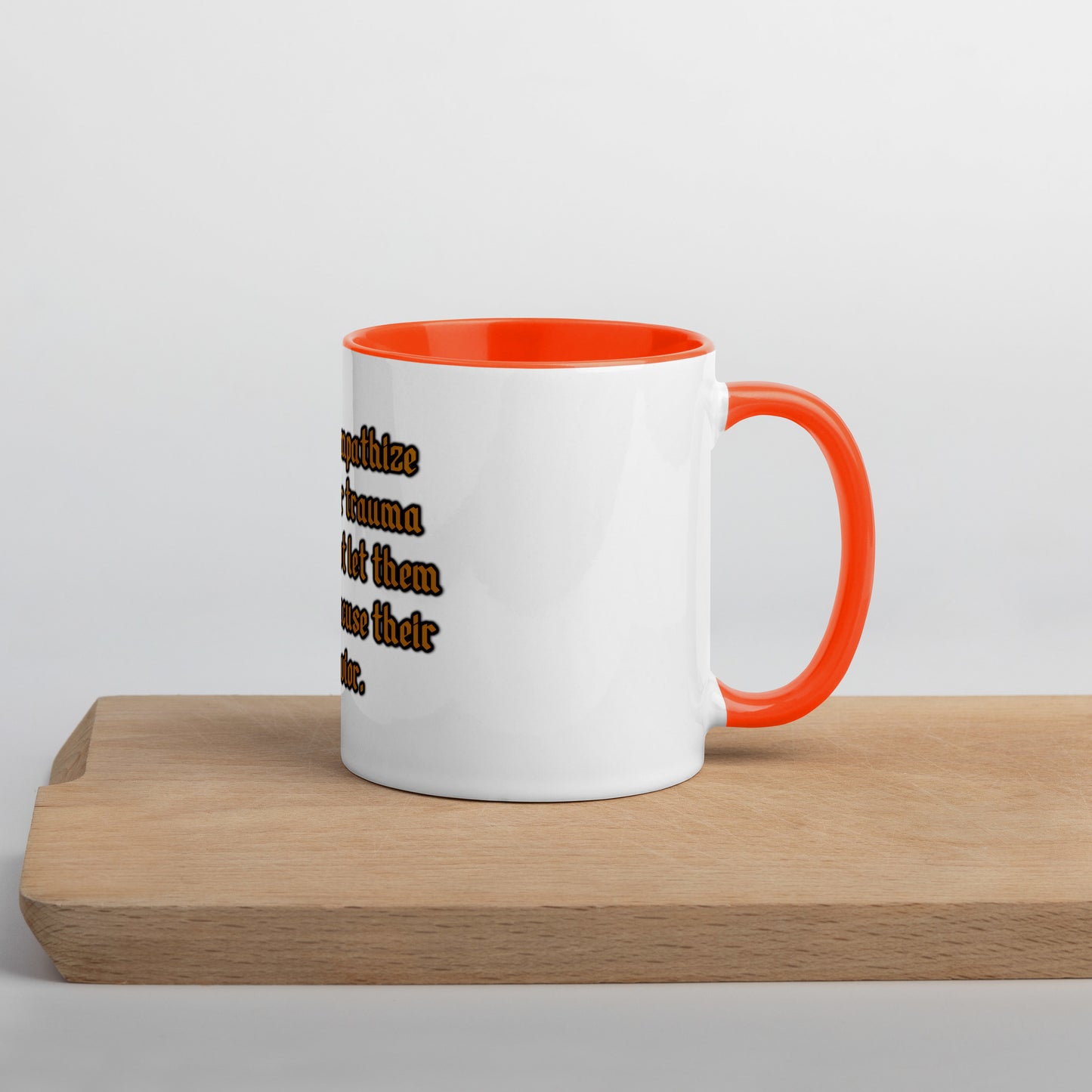 Empathy #1 Mug With Color Inside