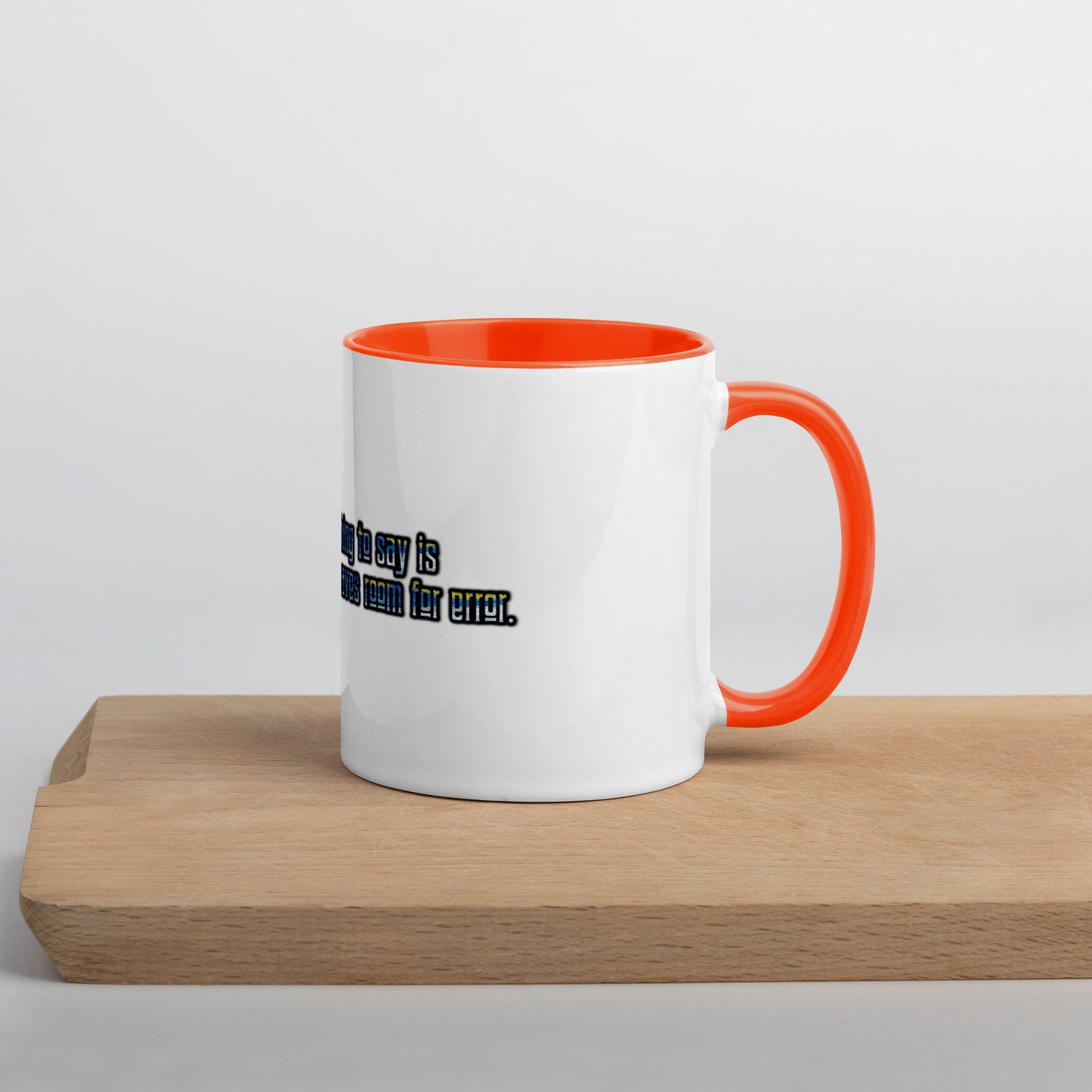 IDK #1 Mug With Color Inside