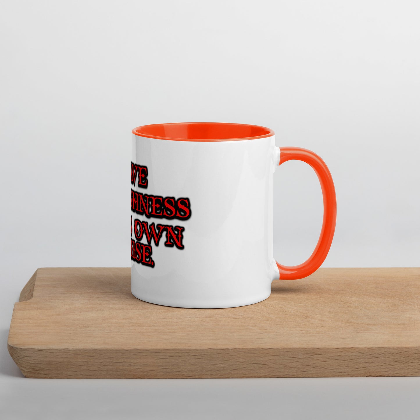 Foolishness Mug With Color Inside
