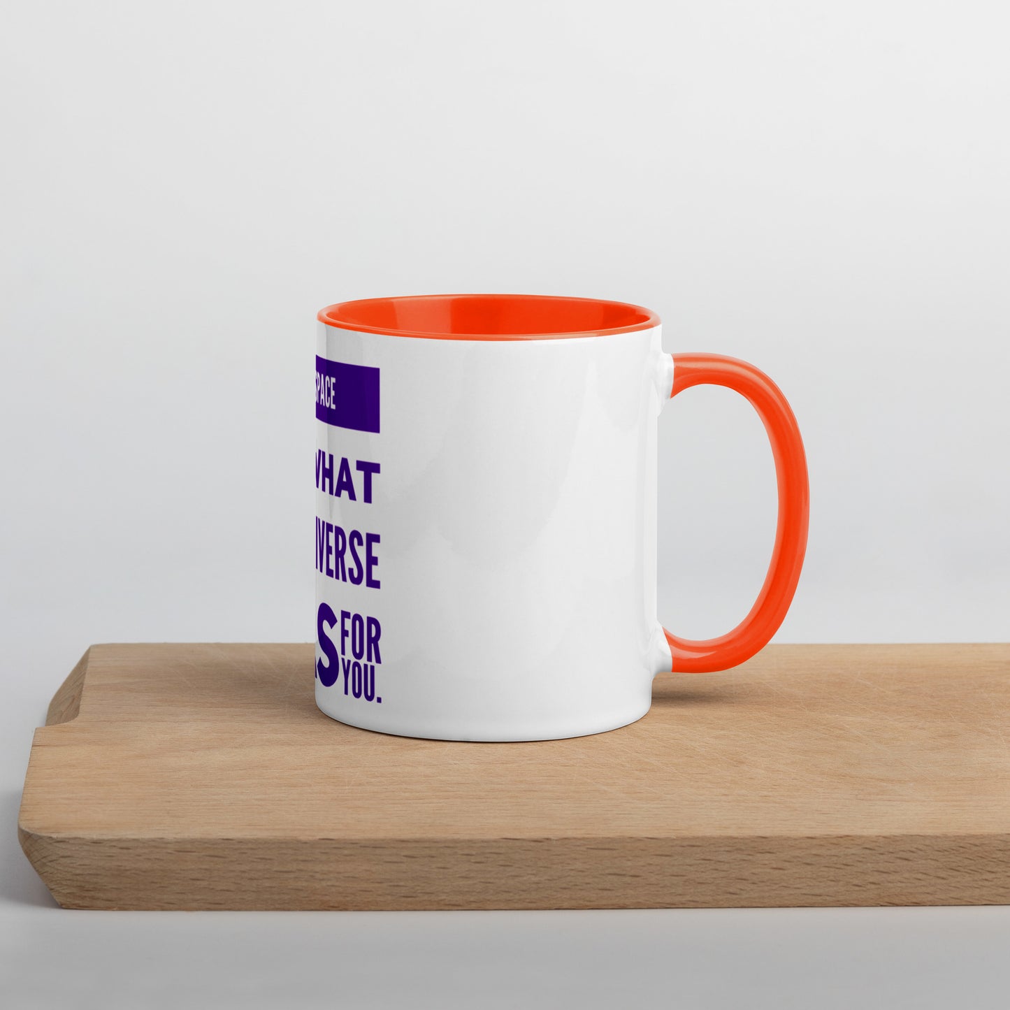 Hold Space #2 Mug With Color Inside