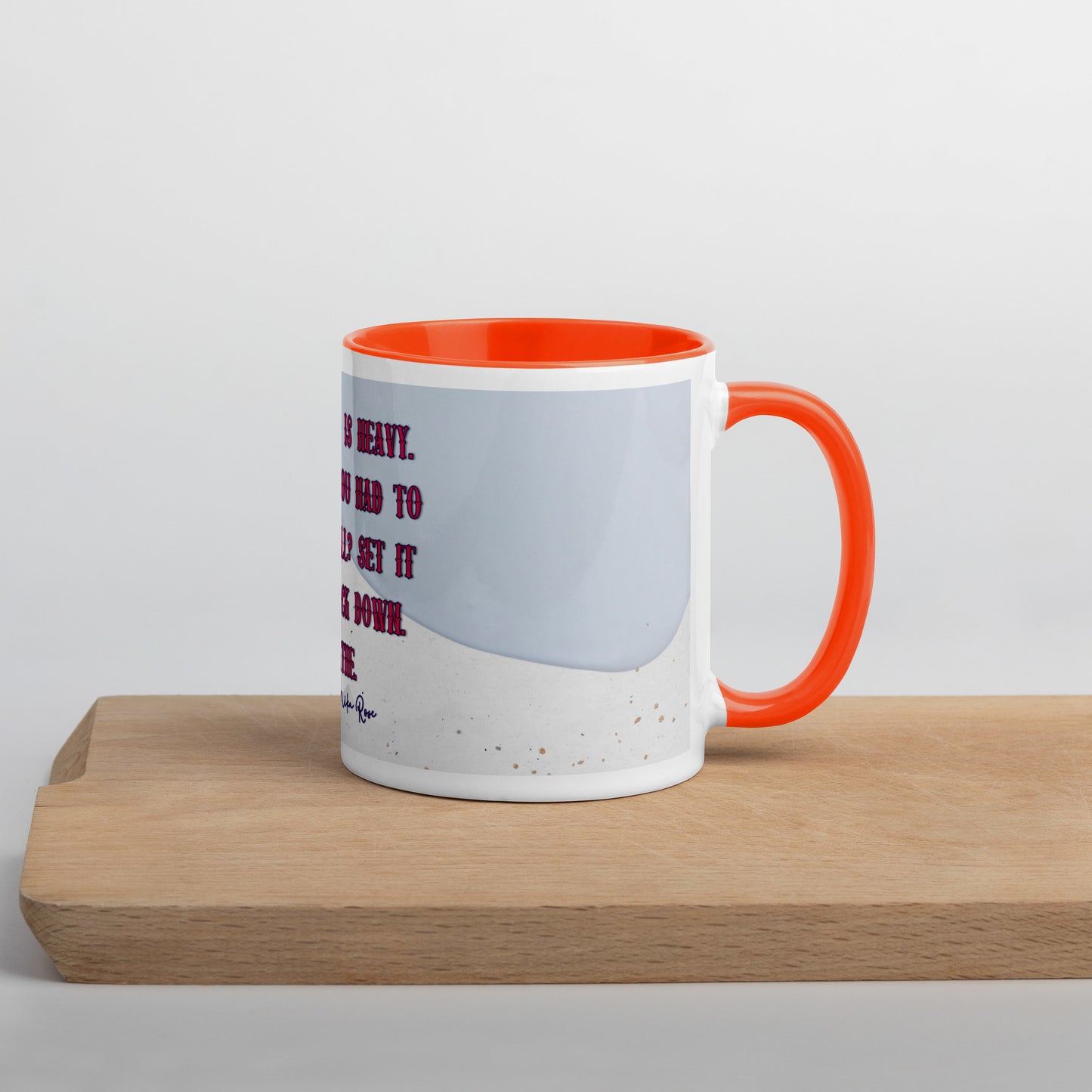 Nika's Prose (2) Mug With Color Inside