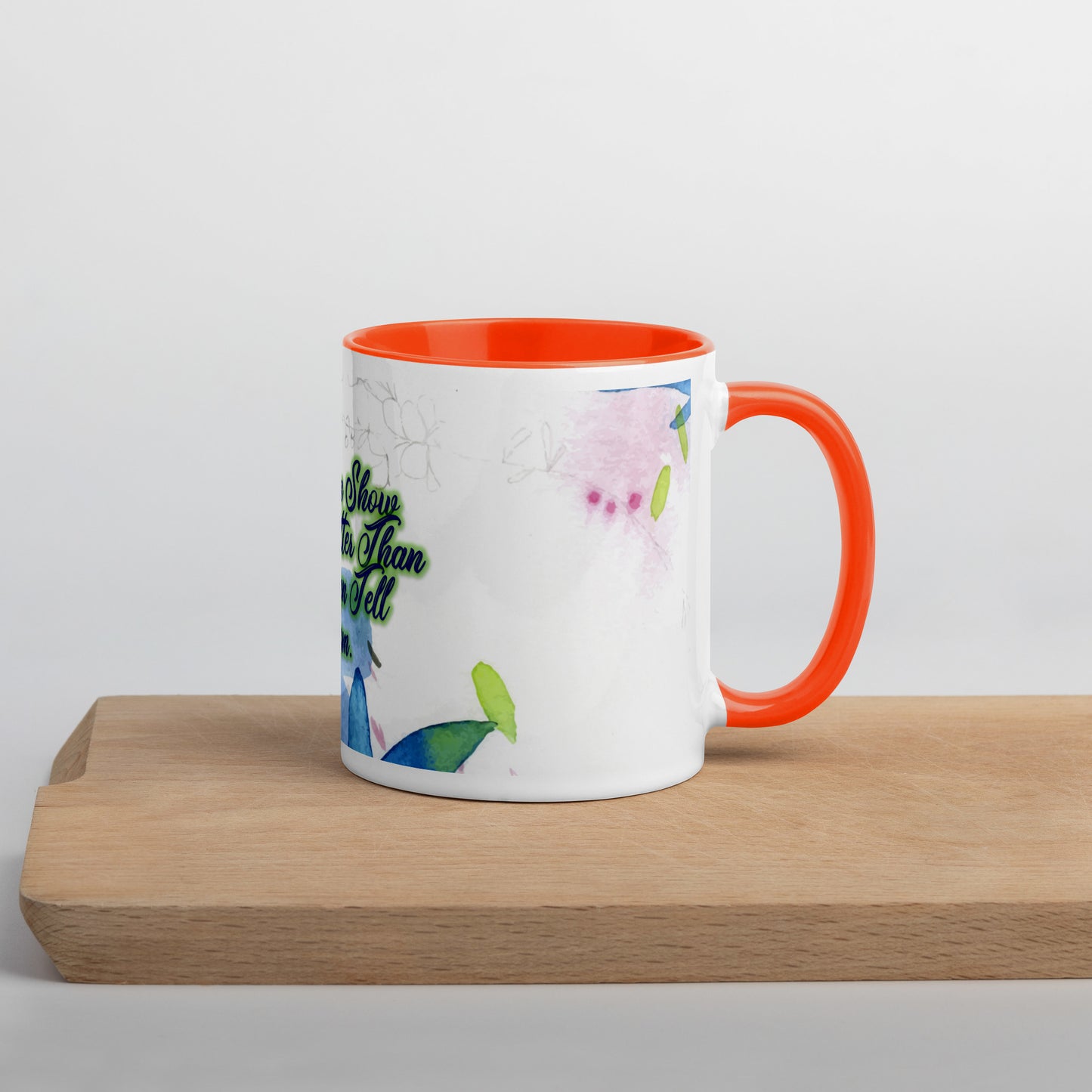 Show Them (2) Mug With Color Inside