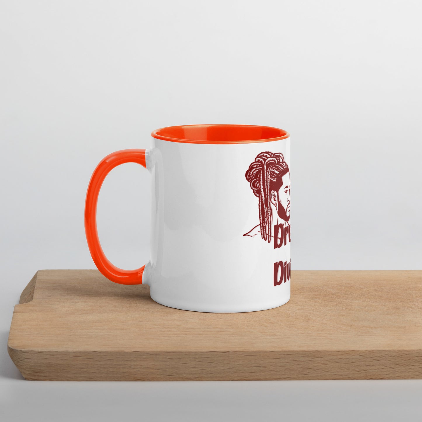 DD Man (Maroon) Mug With Color Inside