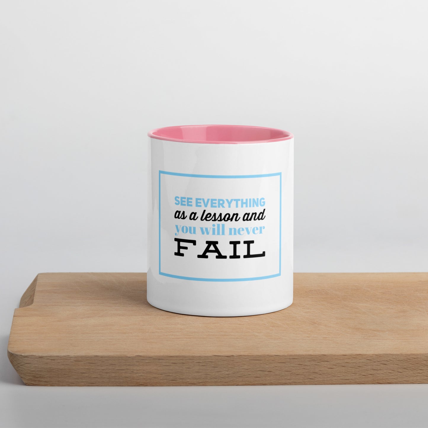 A Lesson #2 Mug With Color Inside