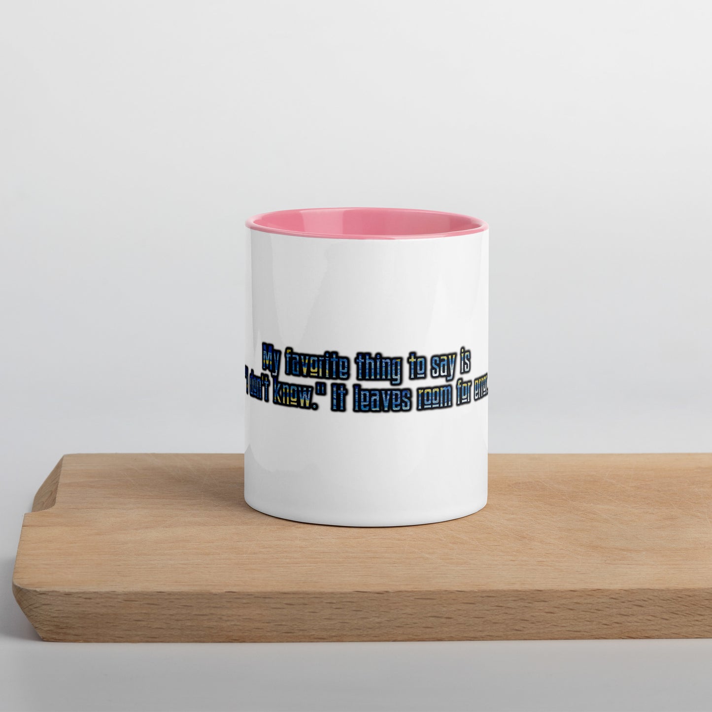 IDK #1 Mug With Color Inside