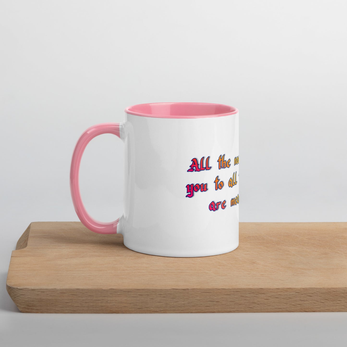 All The Noes Mug With Color Inside