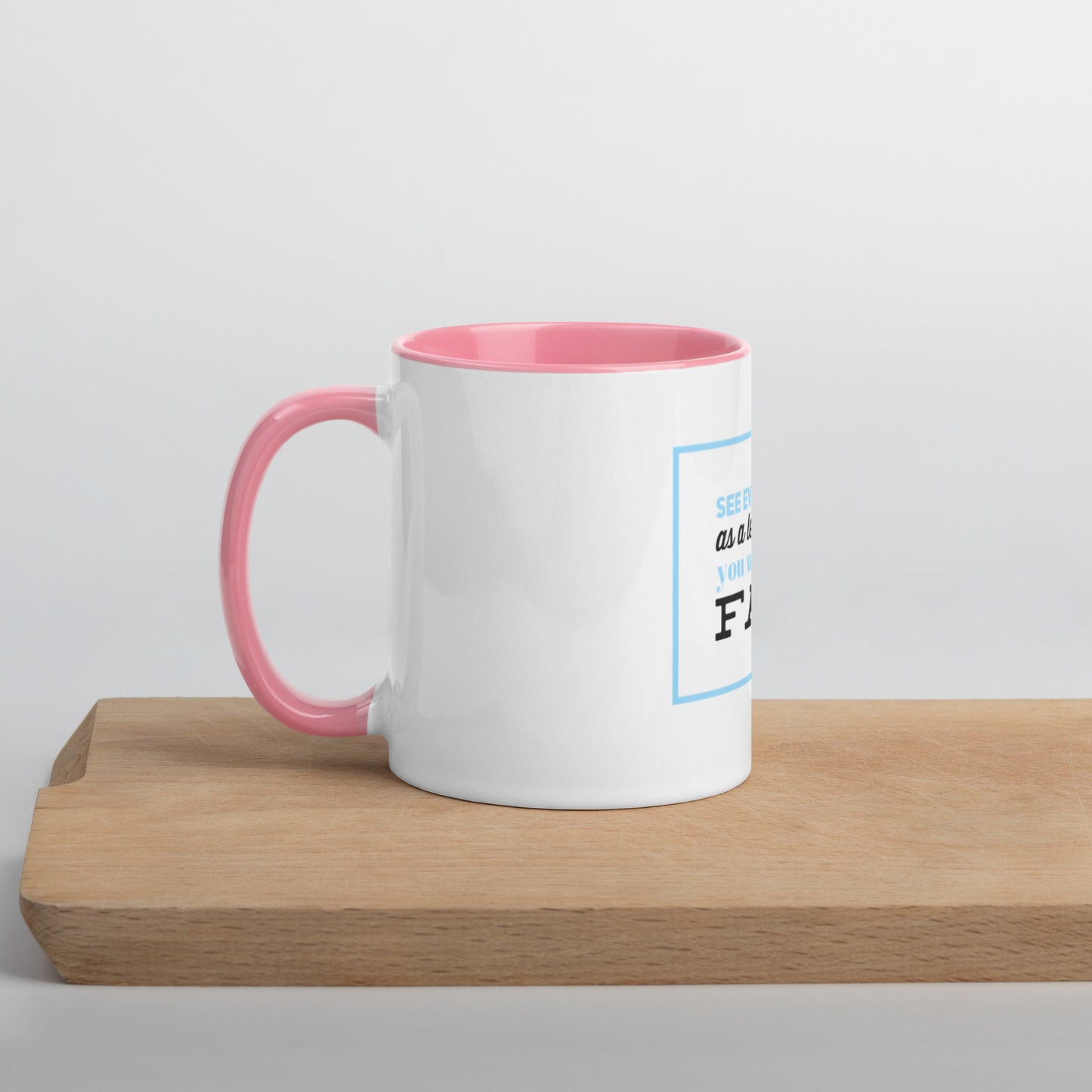 A Lesson #2 Mug With Color Inside