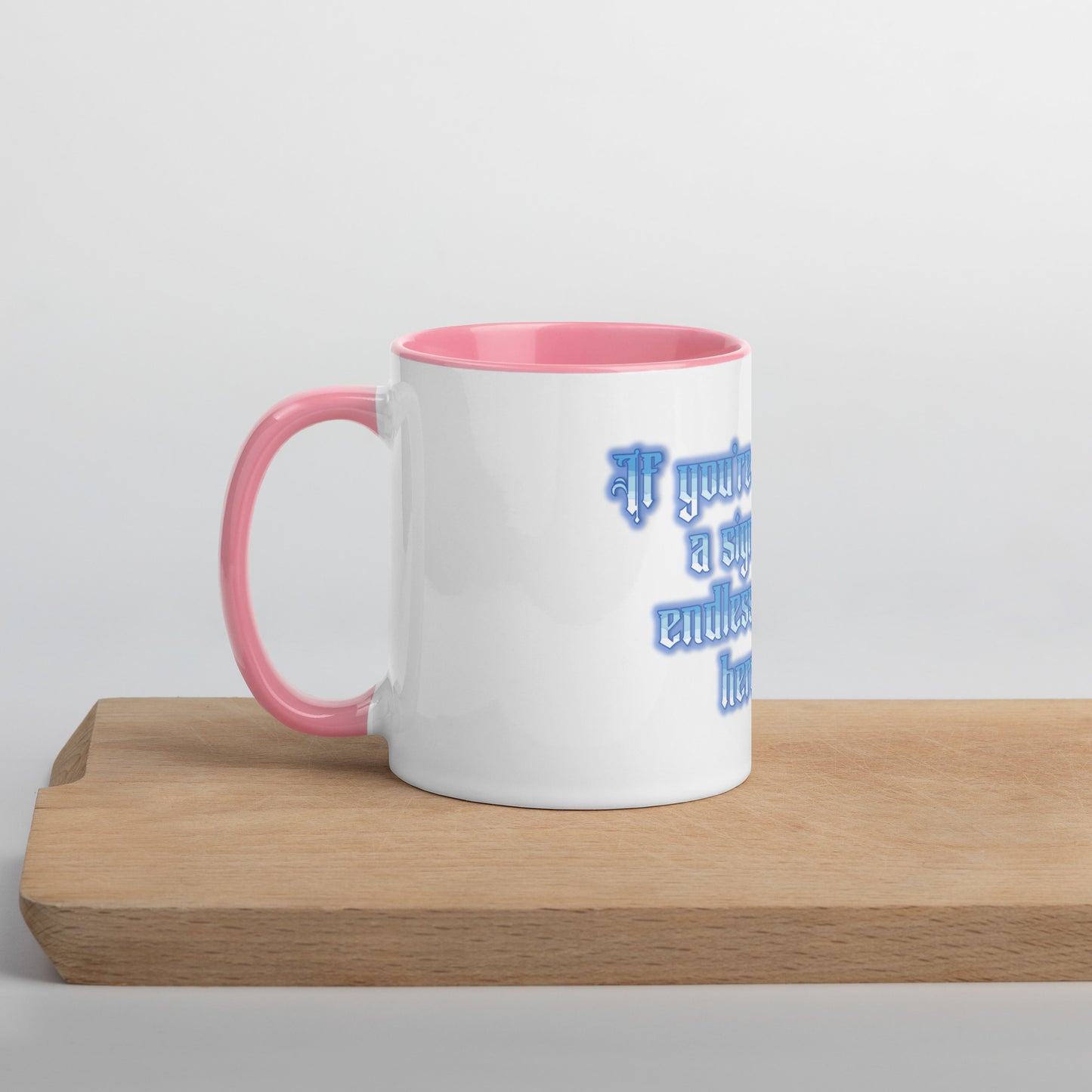 Endless Giving Mug With Color Inside