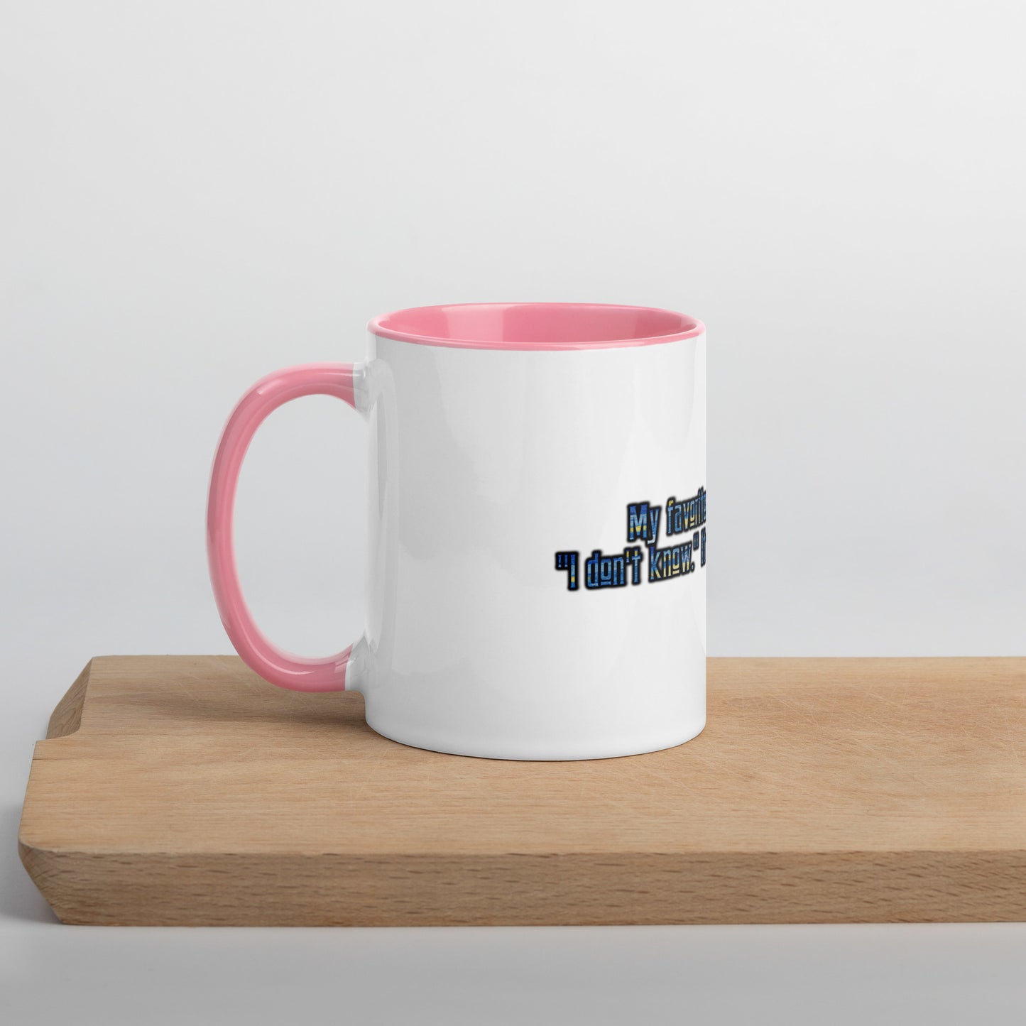 IDK #1 Mug With Color Inside