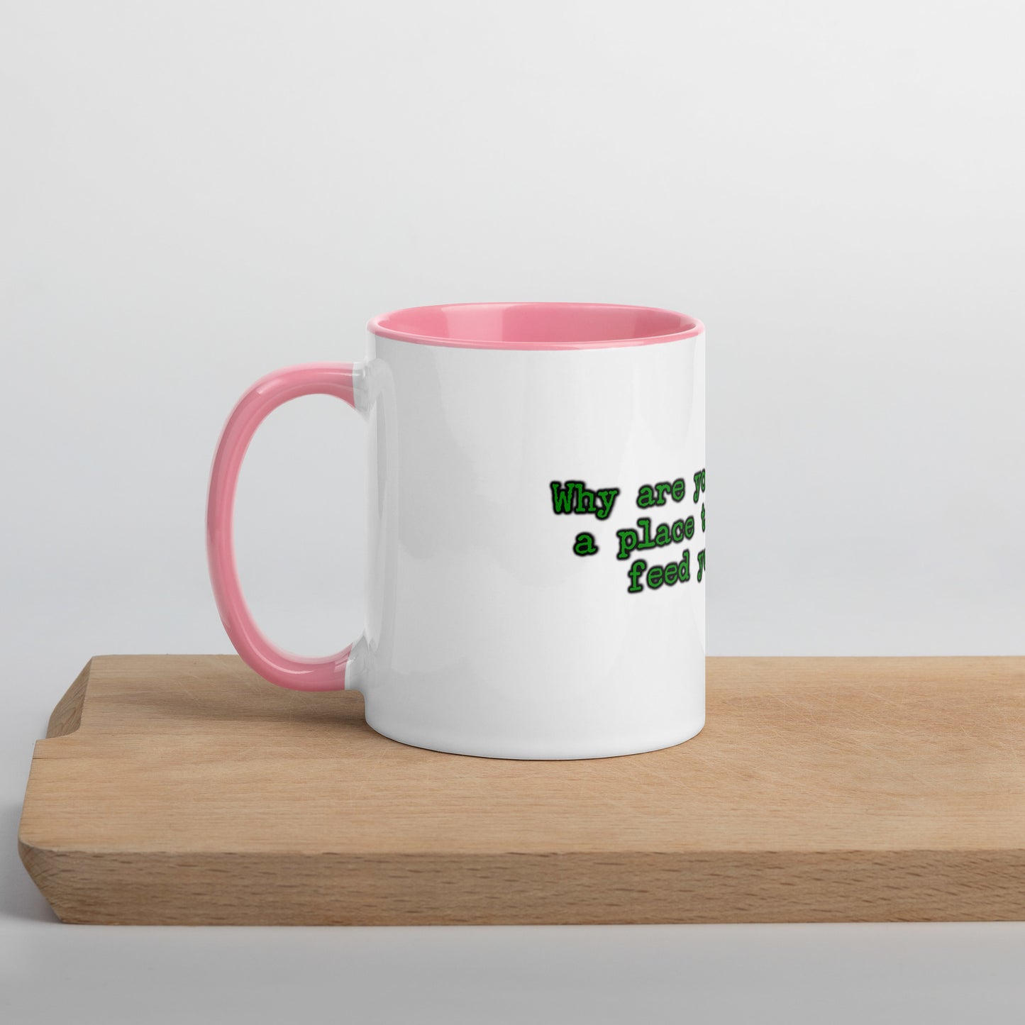 Feed Your Soul Mug With Color Inside