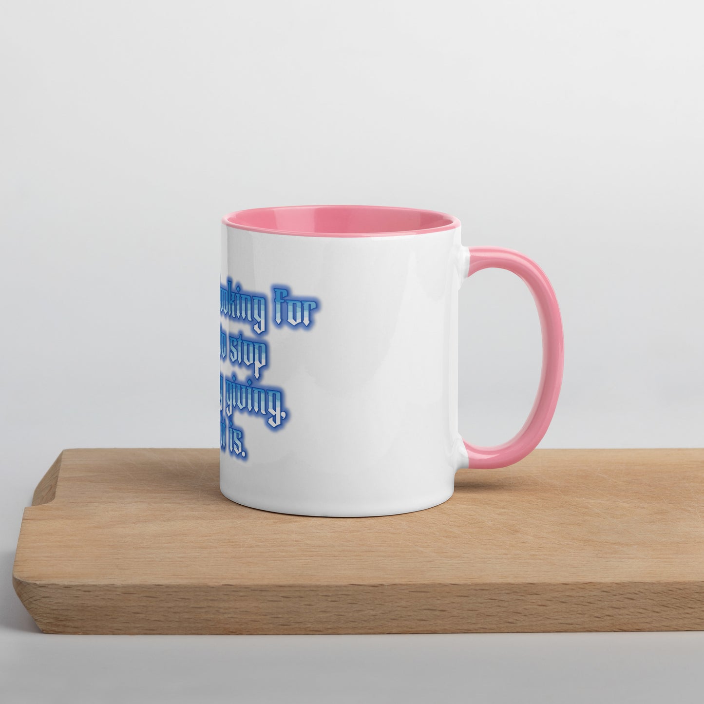 Endless Giving Mug With Color Inside